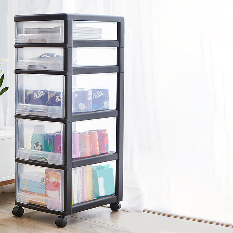 Vertical Transparent Filing Cabinet Contemporary Plastic Drawers File Cabinet