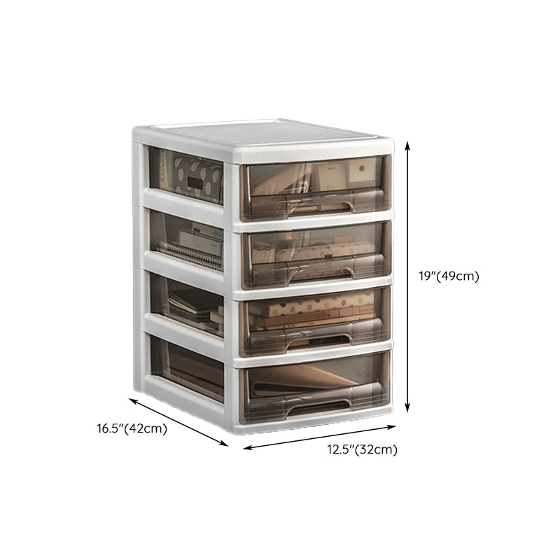 Vertical Transparent Filing Cabinet Contemporary Plastic Drawers File Cabinet