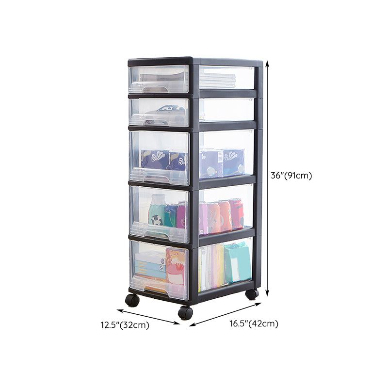 Vertical Transparent Filing Cabinet Contemporary Plastic Drawers File Cabinet