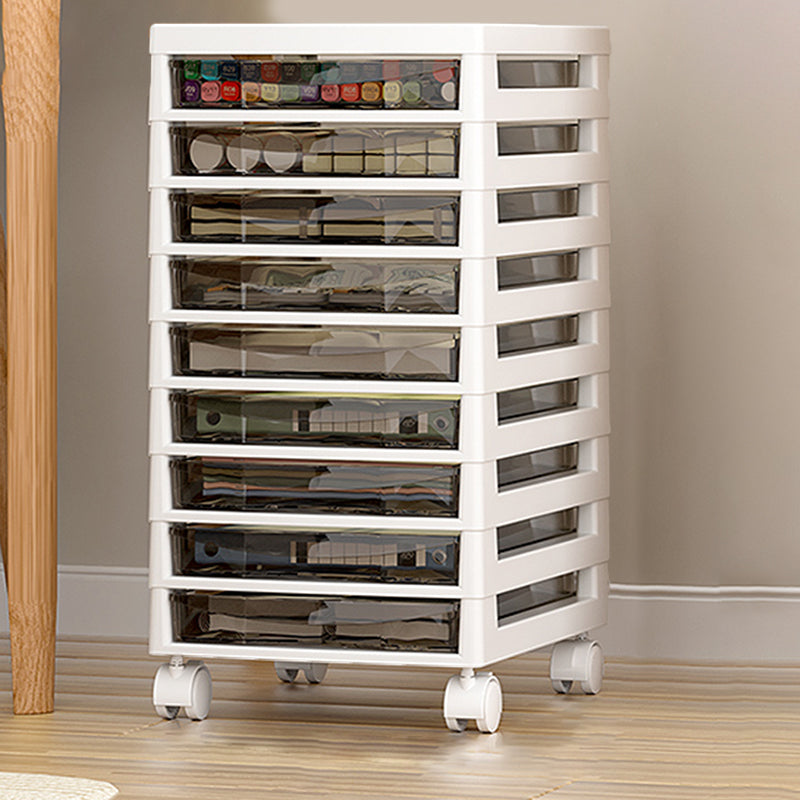 Modern Plastic File Cabinet Drawers Storage File Cabinet for Office