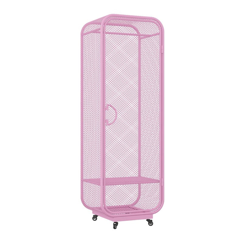 Metal Wardrobe Industrial Style Bedroom Rectangular Wardrobe Closet