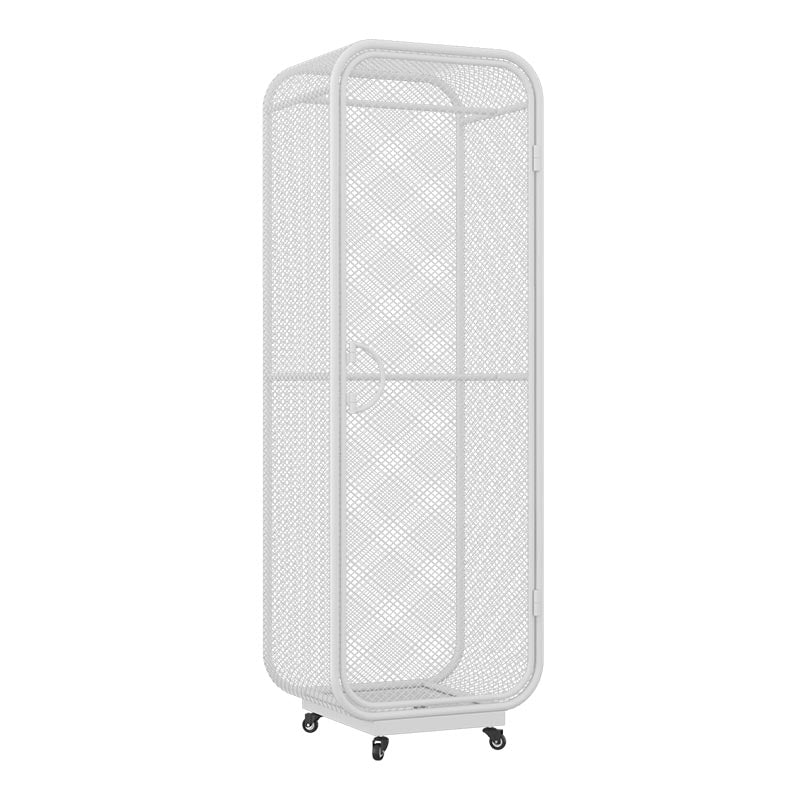 Metal Wardrobe Industrial Style Bedroom Rectangular Wardrobe Closet