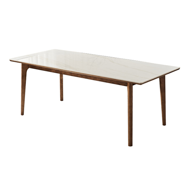 1/4/6/7/9 Pcs Modern Style Rectangle Stone Standard Height Dining Table Furniture