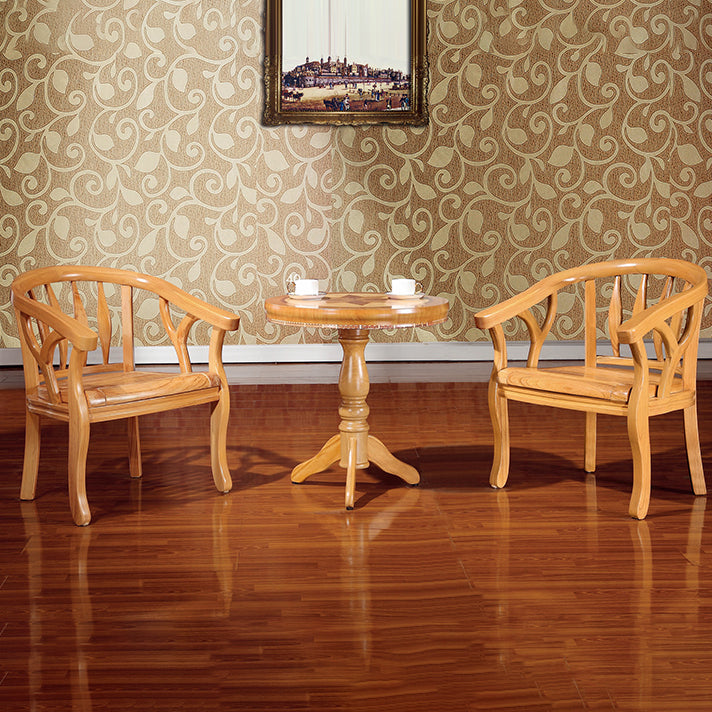 Traditional Dining Chair Solid Wood Dining Arm Chair for Hotel
