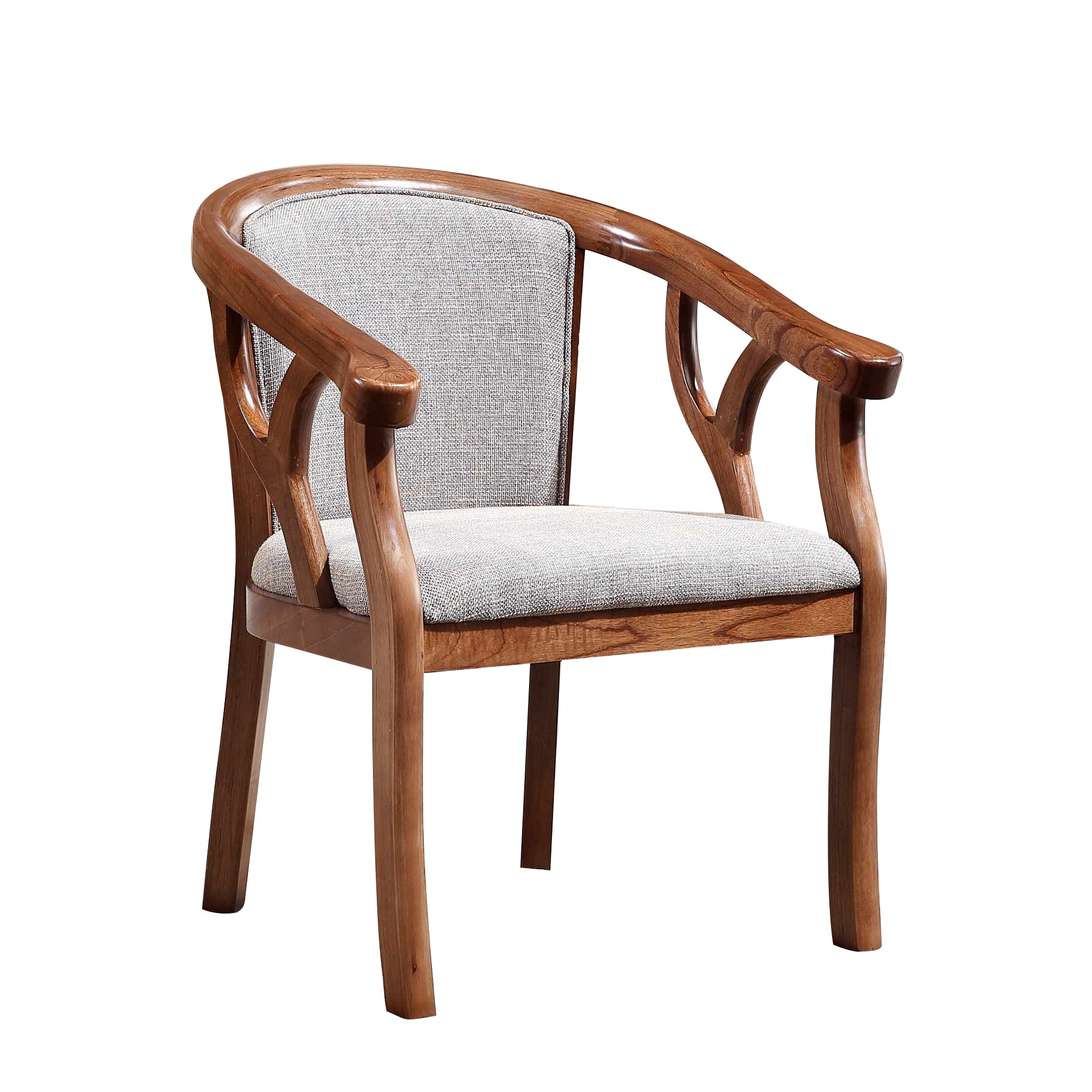 Traditional Dining Chair Solid Wood Dining Arm Chair for Hotel
