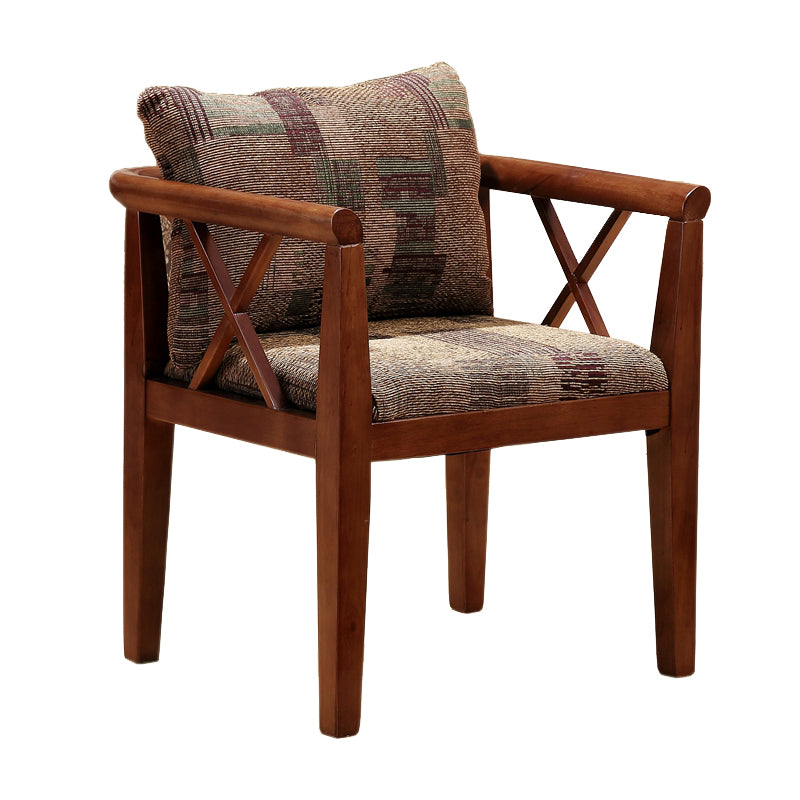Traditional Dining Chair Solid Wood Dining Arm Chair for Hotel