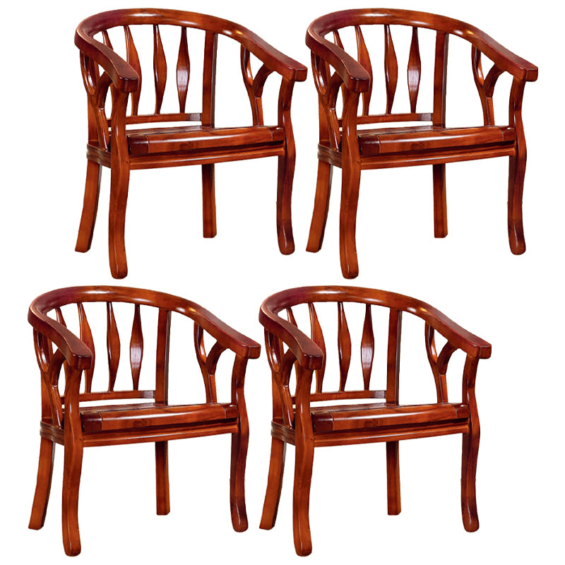Traditional Dining Chair Solid Wood Dining Arm Chair for Hotel