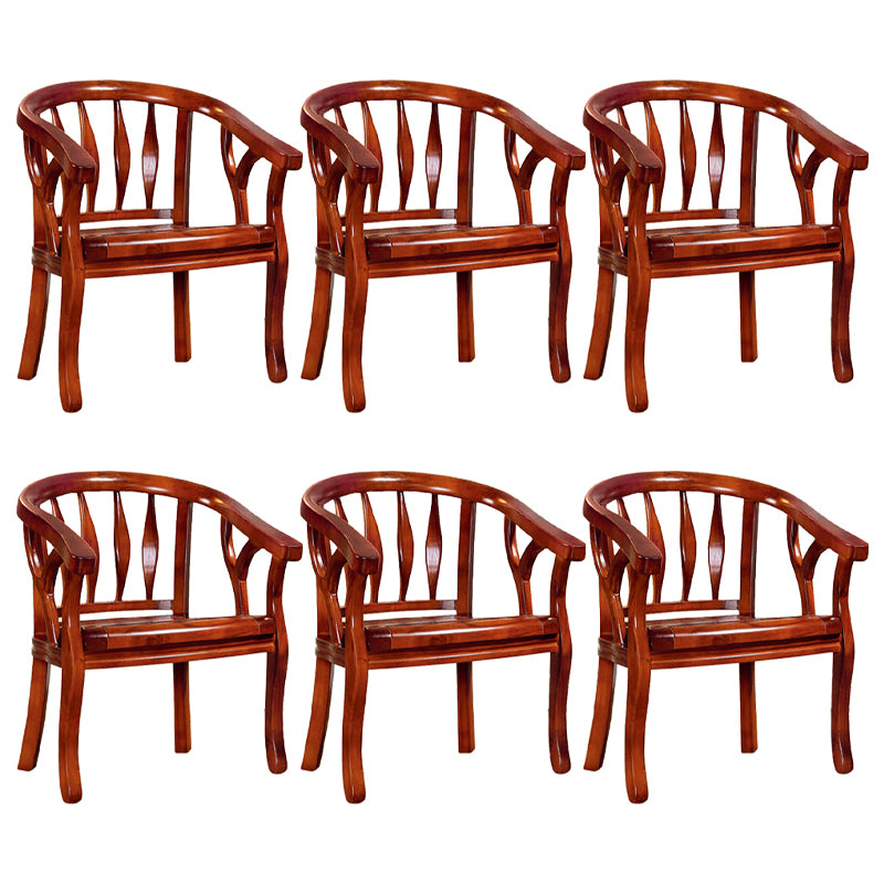 Traditional Dining Chair Solid Wood Dining Arm Chair for Hotel