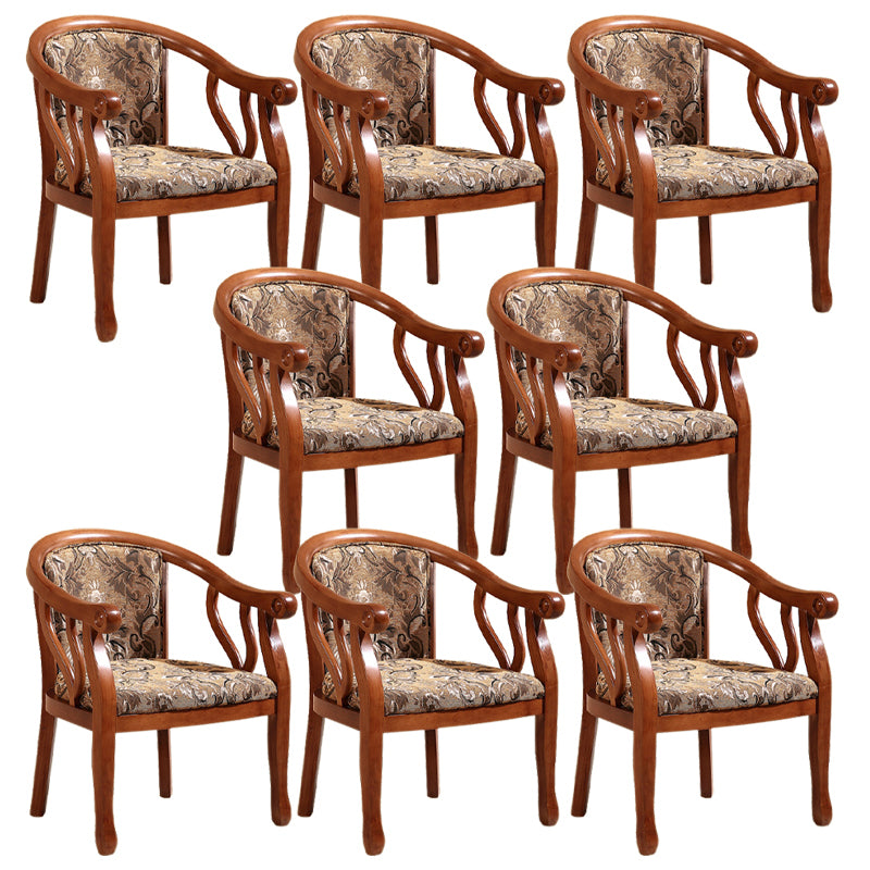 Traditional Dining Chair Solid Wood Dining Arm Chair for Hotel