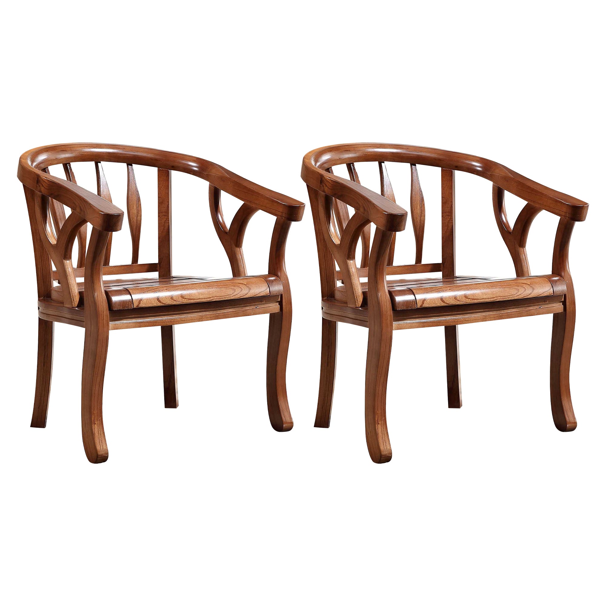Traditional Dining Chair Solid Wood Dining Arm Chair for Hotel