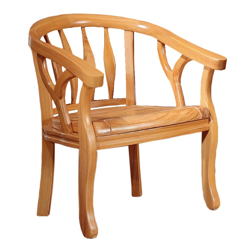 Traditional Dining Chair Solid Wood Dining Arm Chair for Hotel