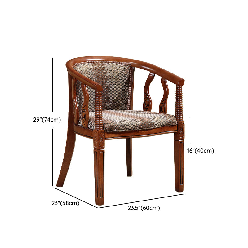 Traditional Dining Chair Solid Wood Dining Arm Chair for Hotel
