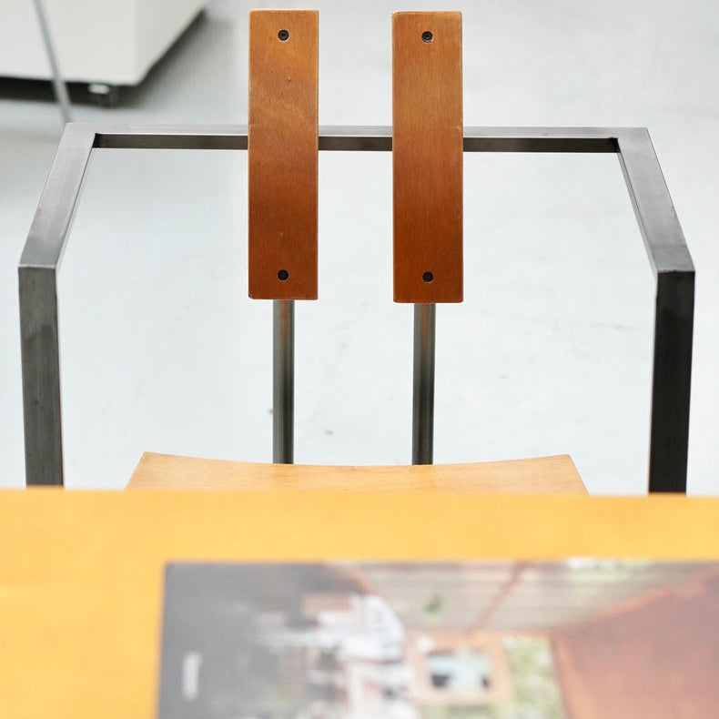 Designer Style Dining Chairs Low Back Arm Chair with Stainless Steel Legs