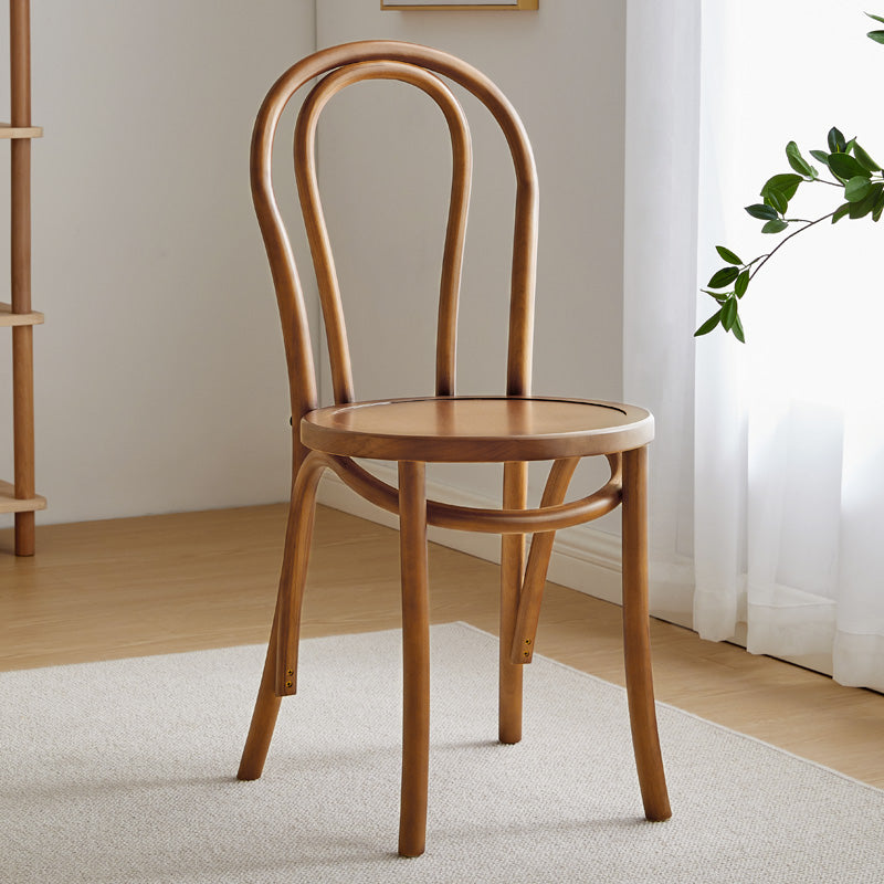 Contemporary Indoor Dining Side Chair Solid Wood Frame Side Chair