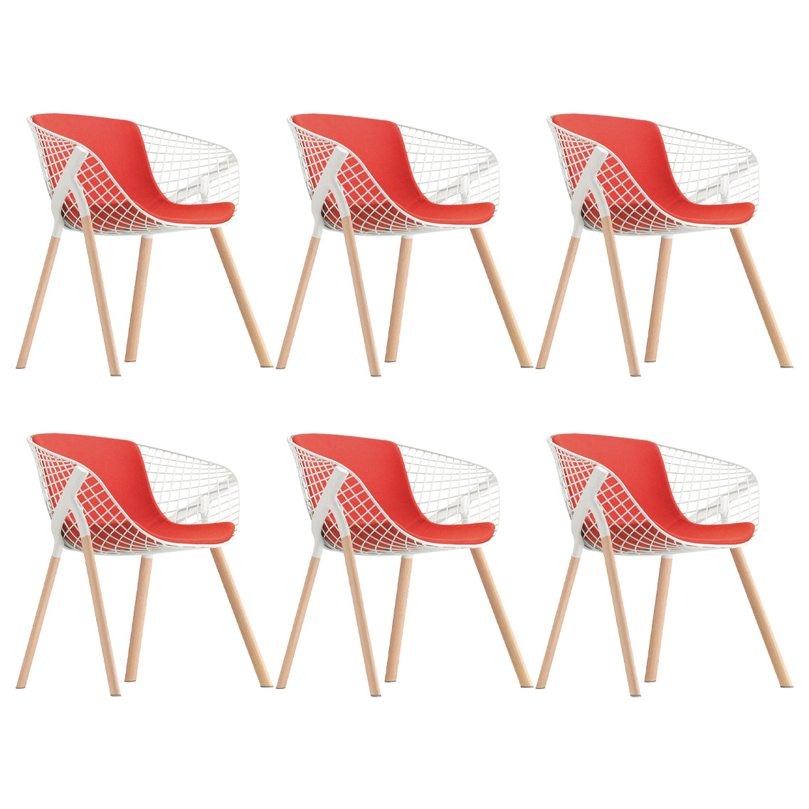 Modern Style Arm Chair Metal Cross Back Dining Room Chair for Indoor