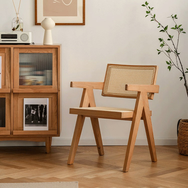 Solid Wood Dining Chairs Modern Style Dining Chairs for Dining Room