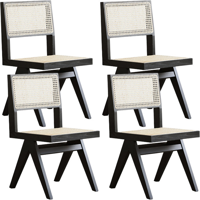 Solid Wood Dining Chairs Modern Style Dining Chairs for Dining Room