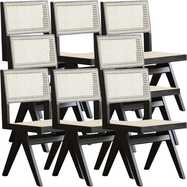 Solid Wood Dining Chairs Modern Style Dining Chairs for Dining Room