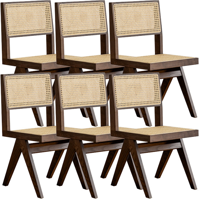 Solid Wood Dining Chairs Modern Style Dining Chairs for Dining Room