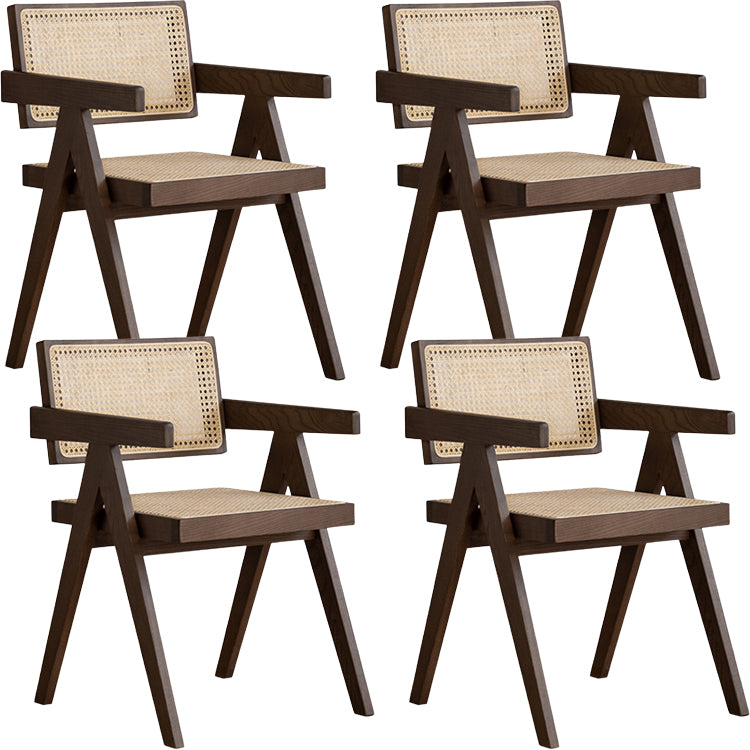 Solid Wood Dining Chairs Modern Style Dining Chairs for Dining Room