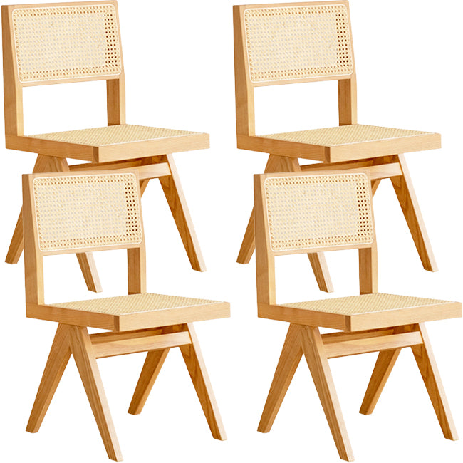 Solid Wood Dining Chairs Modern Style Dining Chairs for Dining Room