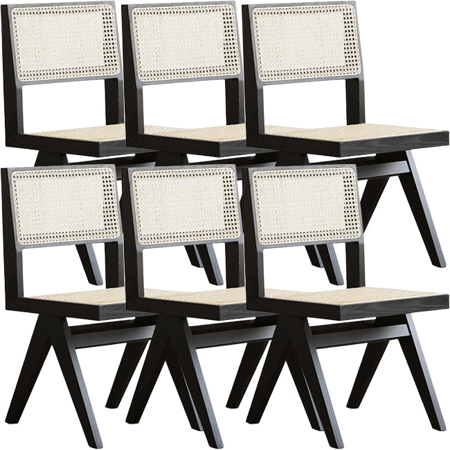 Solid Wood Dining Chairs Modern Style Dining Chairs for Dining Room