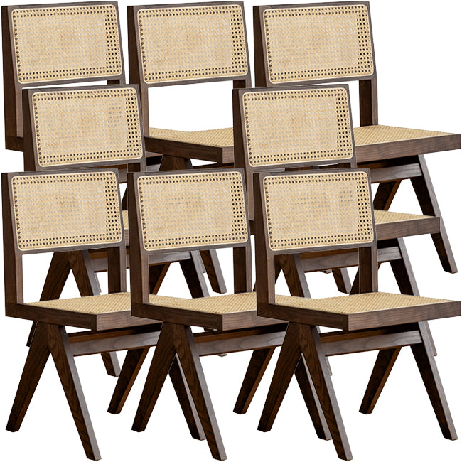 Solid Wood Dining Chairs Modern Style Dining Chairs for Dining Room