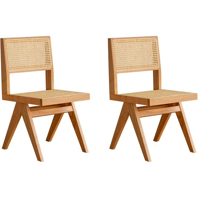 Solid Wood Dining Chairs Modern Style Dining Chairs for Dining Room