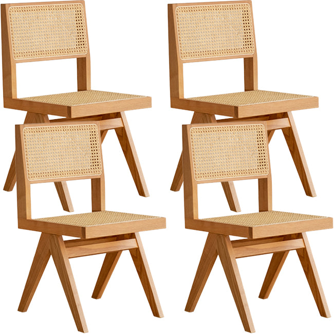 Solid Wood Dining Chairs Modern Style Dining Chairs for Dining Room