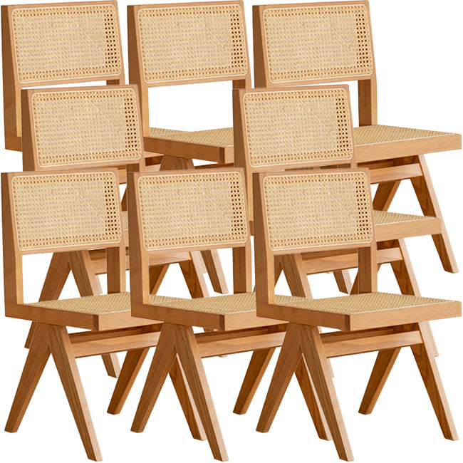 Solid Wood Dining Chairs Modern Style Dining Chairs for Dining Room
