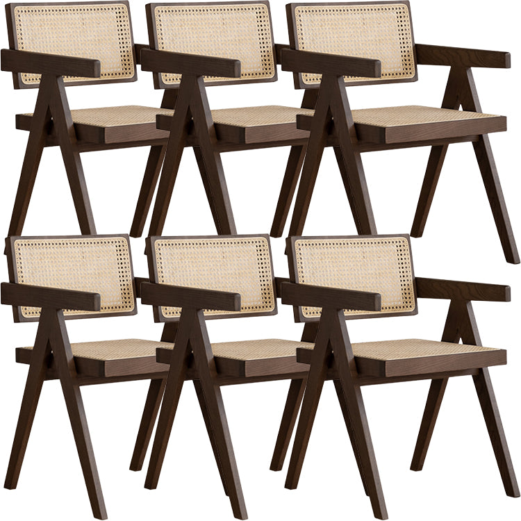 Solid Wood Dining Chairs Modern Style Dining Chairs for Dining Room