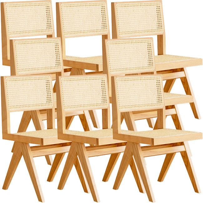 Solid Wood Dining Chairs Modern Style Dining Chairs for Dining Room