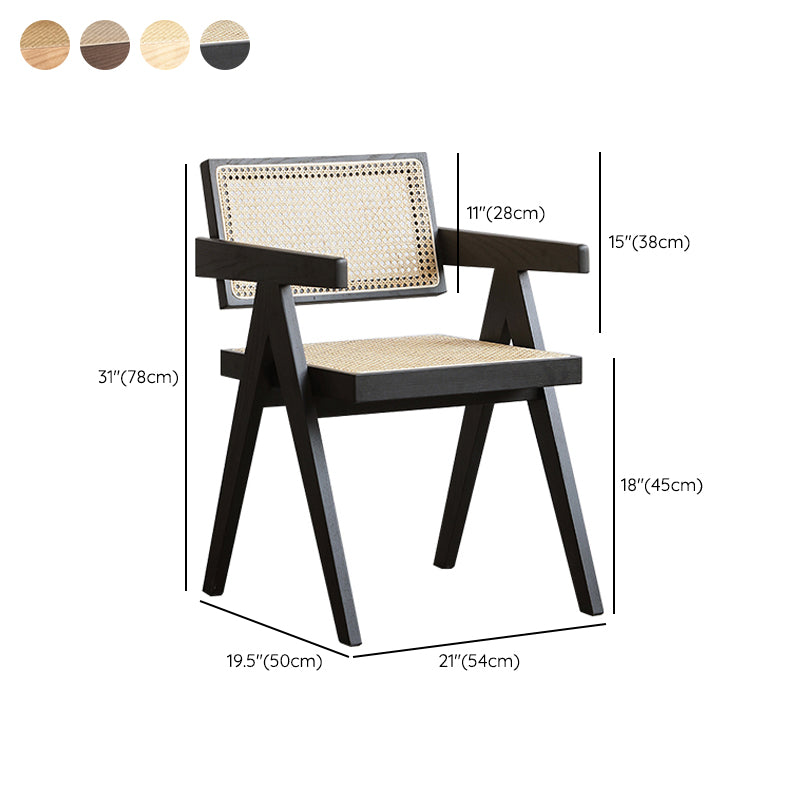 Solid Wood Dining Chairs Modern Style Dining Chairs for Dining Room