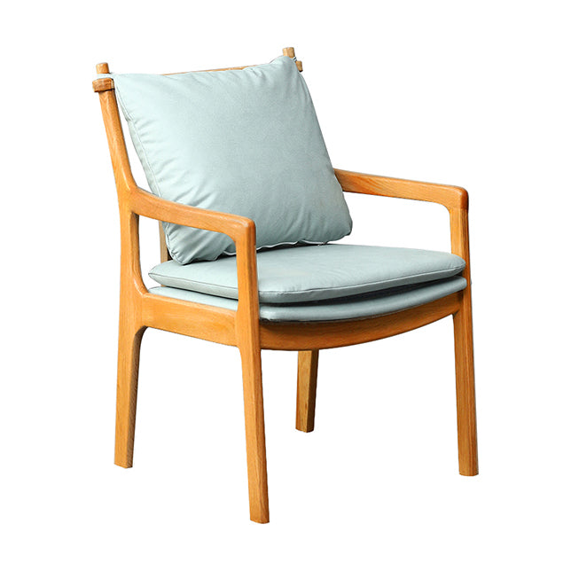 Home Contemporary Dining Chair Solid Wood Upholstered Dining Chair