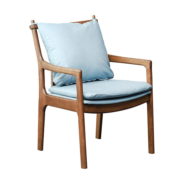 Home Contemporary Dining Chair Solid Wood Upholstered Dining Chair