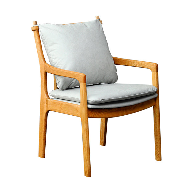 Home Contemporary Dining Chair Solid Wood Upholstered Dining Chair