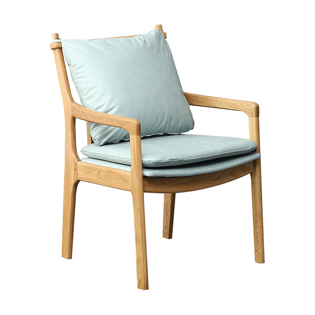 Home Contemporary Dining Chair Solid Wood Upholstered Dining Chair