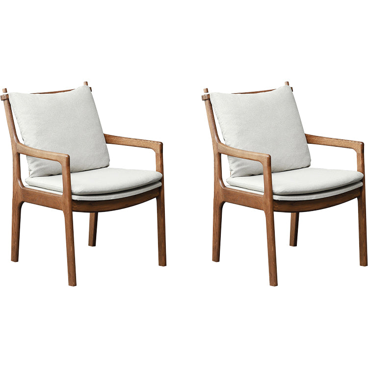 Home Contemporary Dining Chair Solid Wood Upholstered Dining Chair