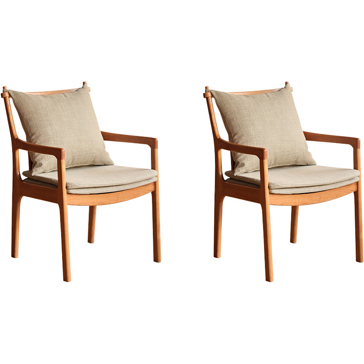 Home Contemporary Dining Chair Solid Wood Upholstered Dining Chair