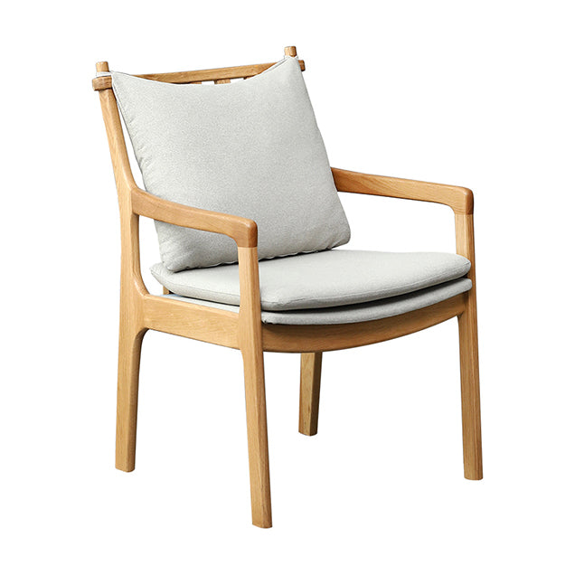 Home Contemporary Dining Chair Solid Wood Upholstered Dining Chair