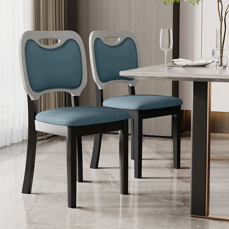Nordic Style Solid Wood Chair Open Back Dining Side Chair for Dinning Room