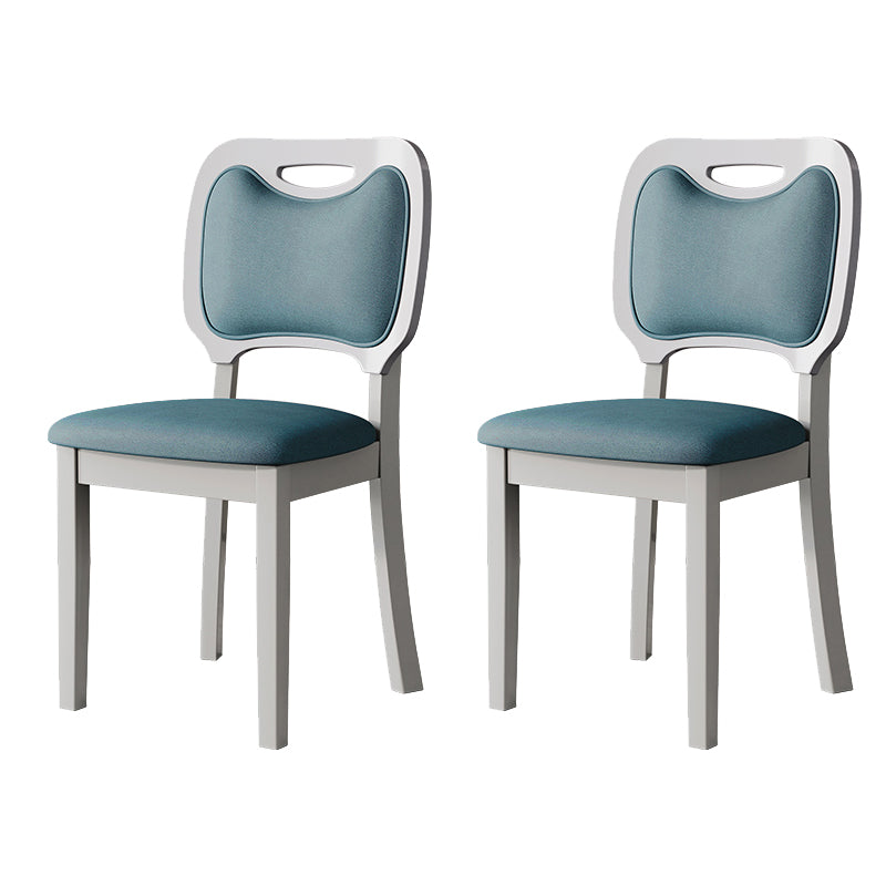 Nordic Style Solid Wood Chair Open Back Dining Side Chair for Dinning Room