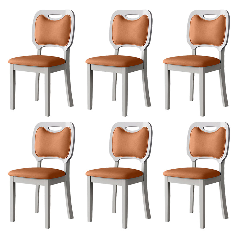 Nordic Style Solid Wood Chair Open Back Dining Side Chair for Dinning Room