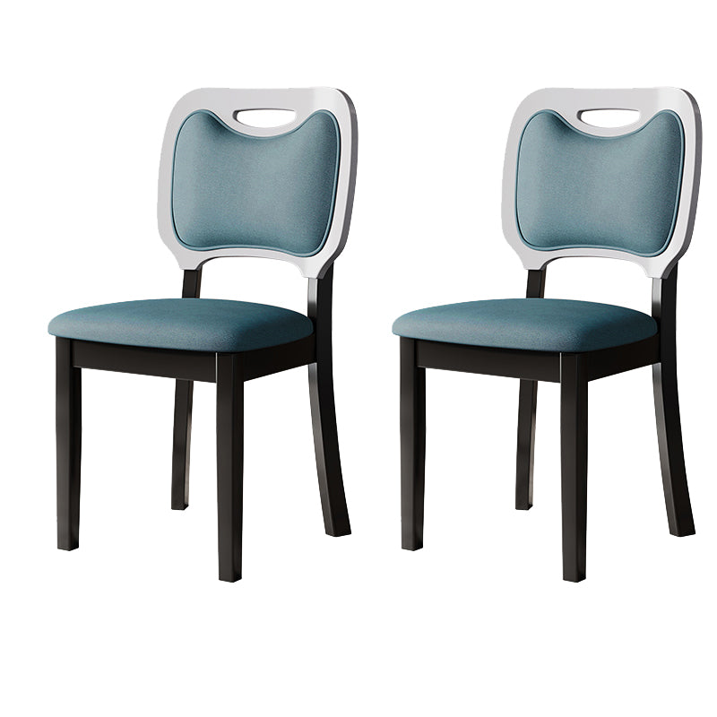 Nordic Style Solid Wood Chair Open Back Dining Side Chair for Dinning Room