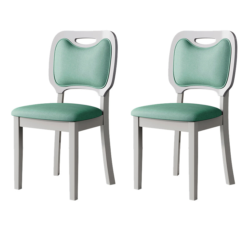 Nordic Style Solid Wood Chair Open Back Dining Side Chair for Dinning Room