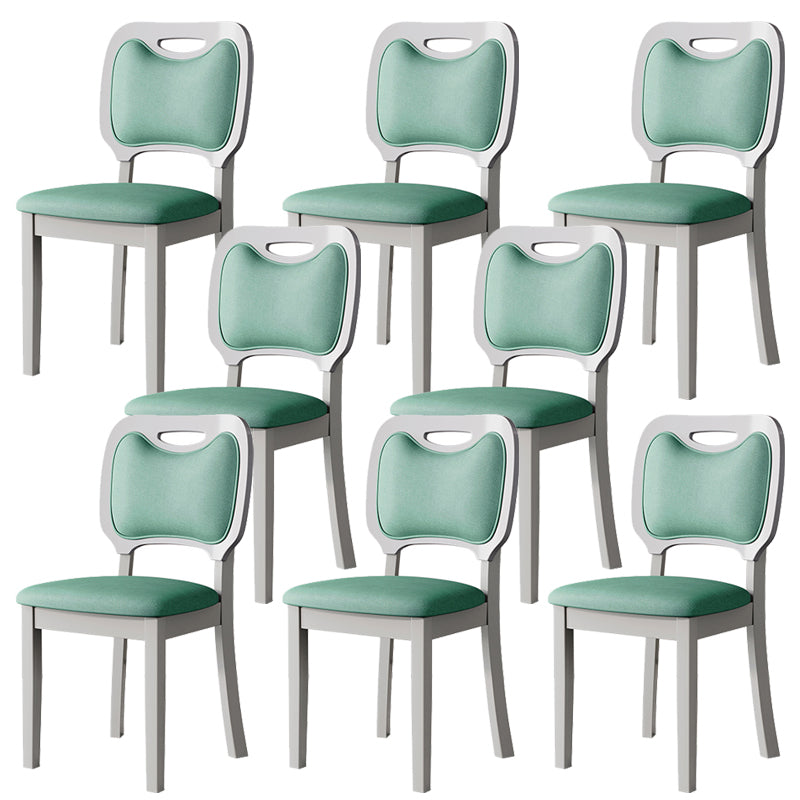 Nordic Style Solid Wood Chair Open Back Dining Side Chair for Dinning Room