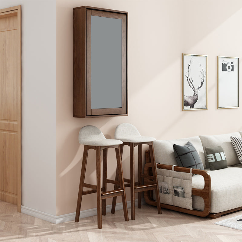 1/2/3 Pieces Folding Solid Wood Table Set for Living Room Counter Height Pub Set