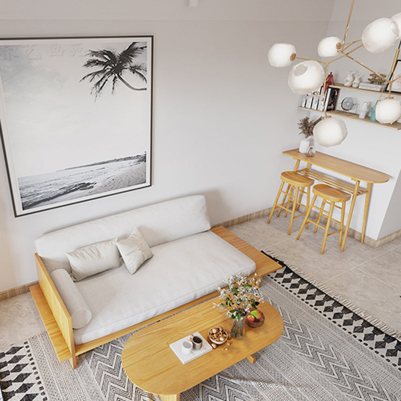 Contemporary Solid Wood Specialty Bar Height Pub Table for Living Room