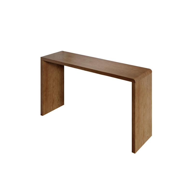 Contemporary Solid Wood Rectangle Bistro Bar Desk for Living Room