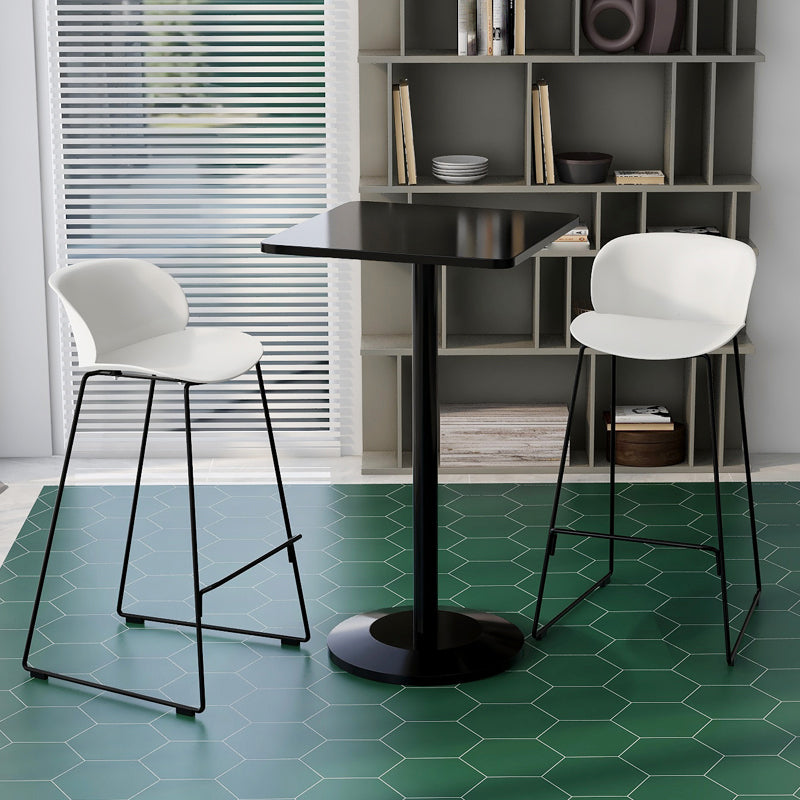 Modem & Contemporary Metal Round Bar Wine Table for Living Room